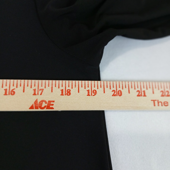 Chalet Et Ceci Tunic Small Black Asymmetrical Lagenlook Slinky Art To Wear - Picture 7 of 10